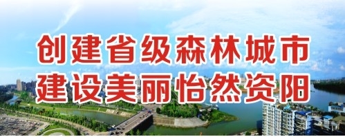 大鸡吧插逼视频免费看创建省级森林城市 建设美丽怡然资阳